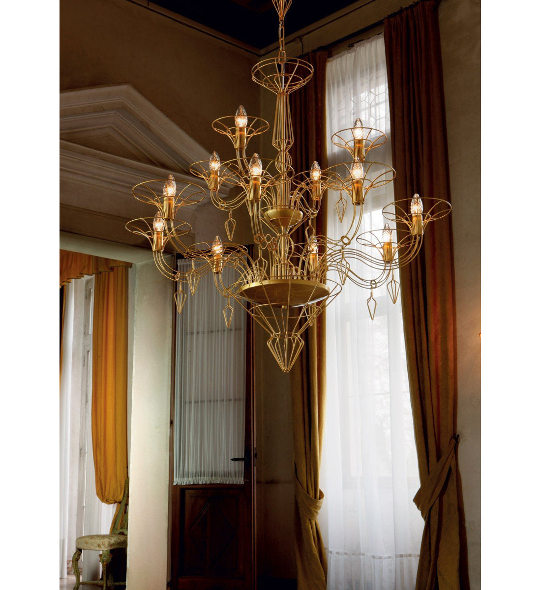 Dedalo 12 - Light Chandelier