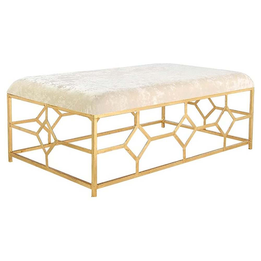Diamond 52'' Wide Rectangle Cocktail Ottoman