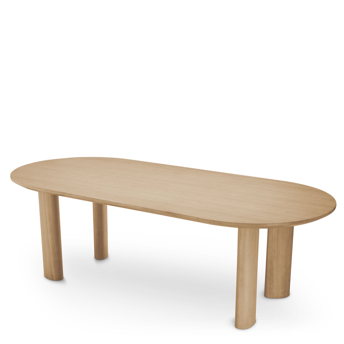 Dining Table Mogador S Natural Oak Veneer - Top