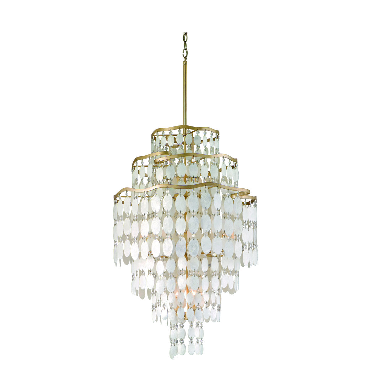 Dolce 12 - Light Unique Tiered Chandelier with Crystal Accents