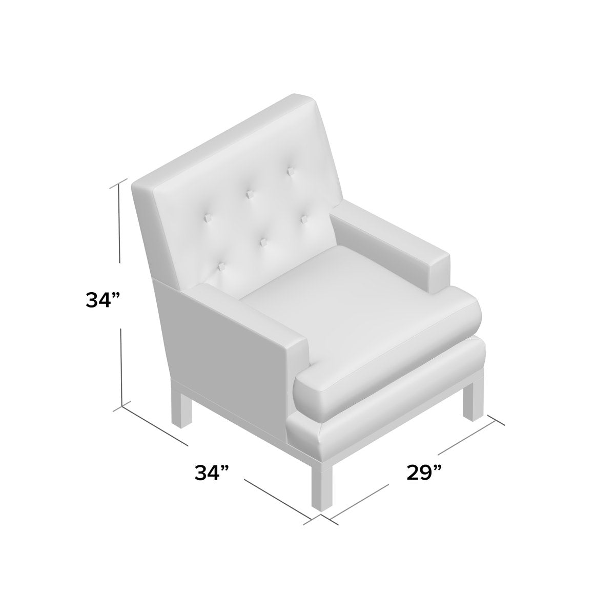 Downtown Tufted Armchair