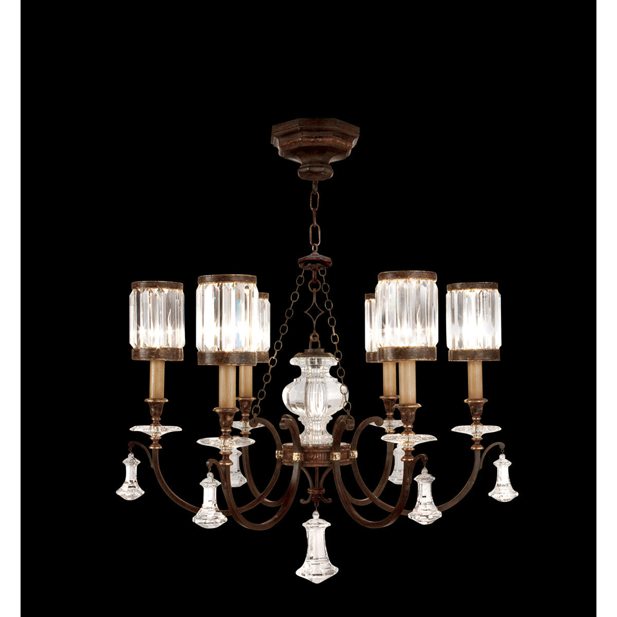 Eaton Place 6 - Light Glass Chandelier