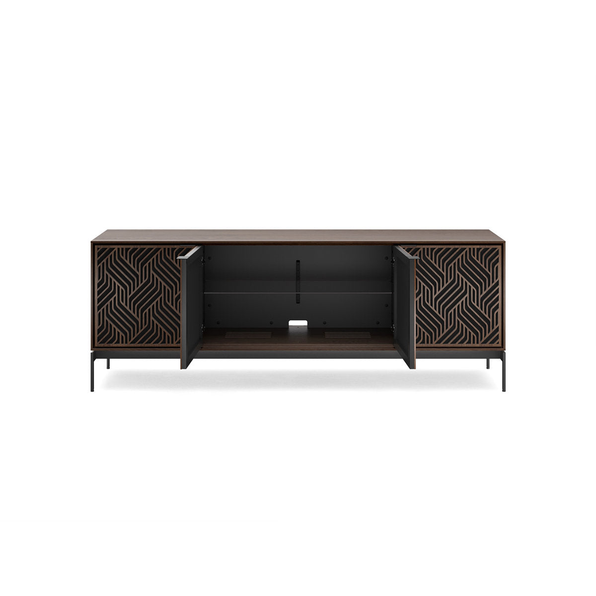 Elements - Cabinet with Console Base - Weave Door