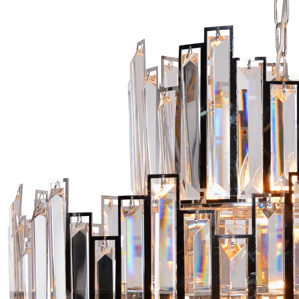 Emberly Glass Chandelier