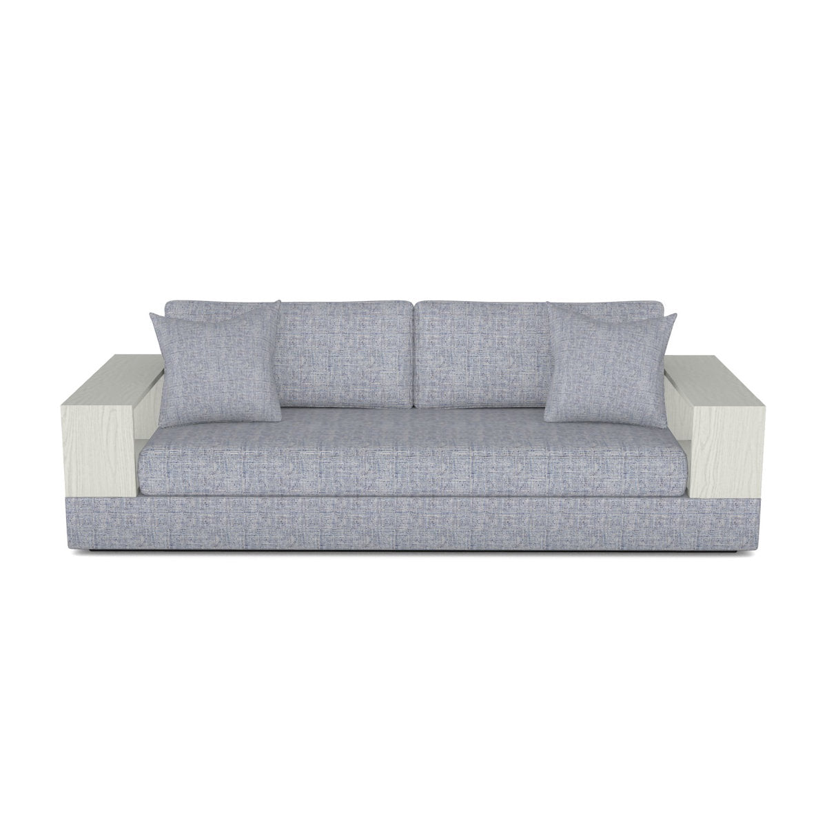 Embrace Wood Shelf Arm Sofa