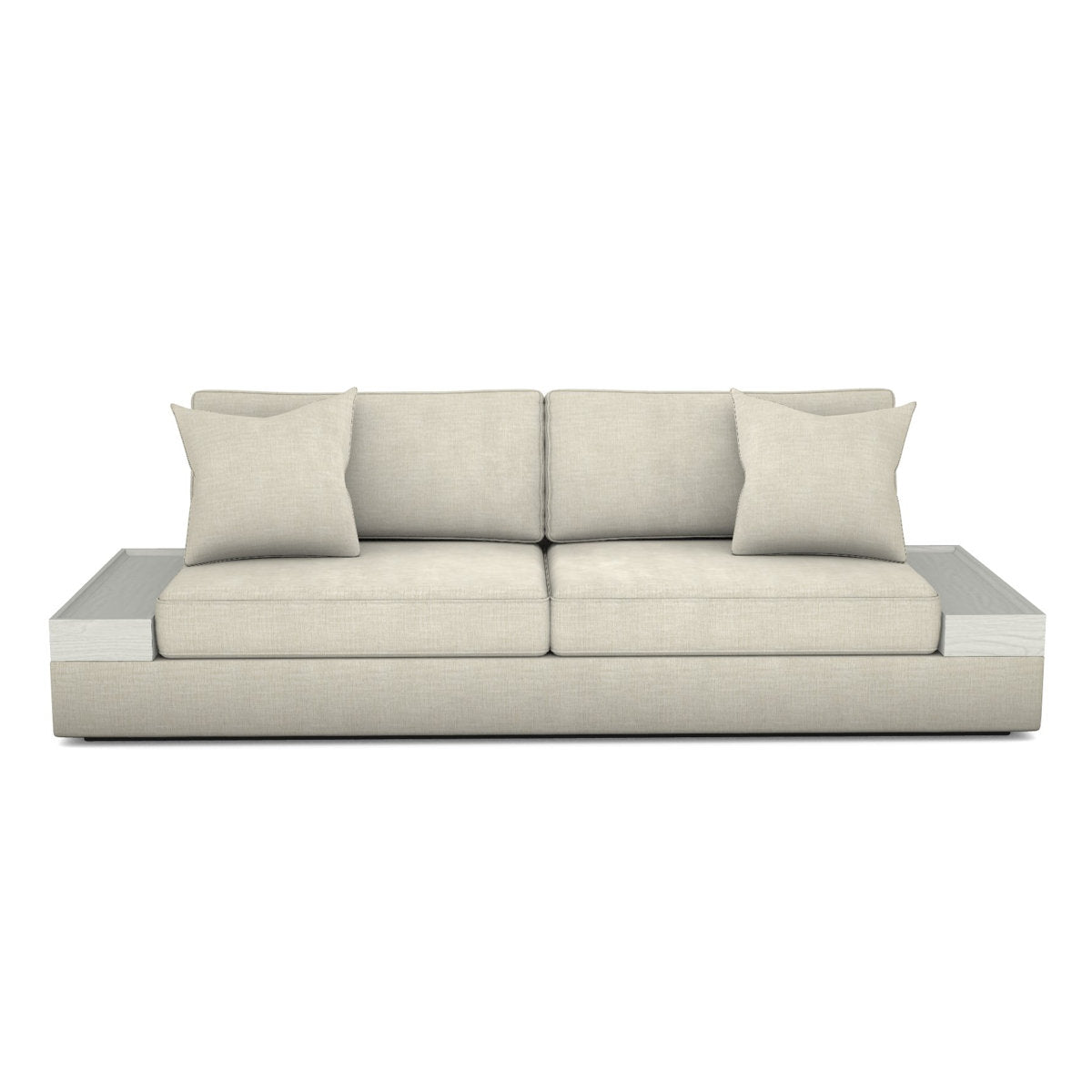 Embrace Wood Tray Arm Sofa