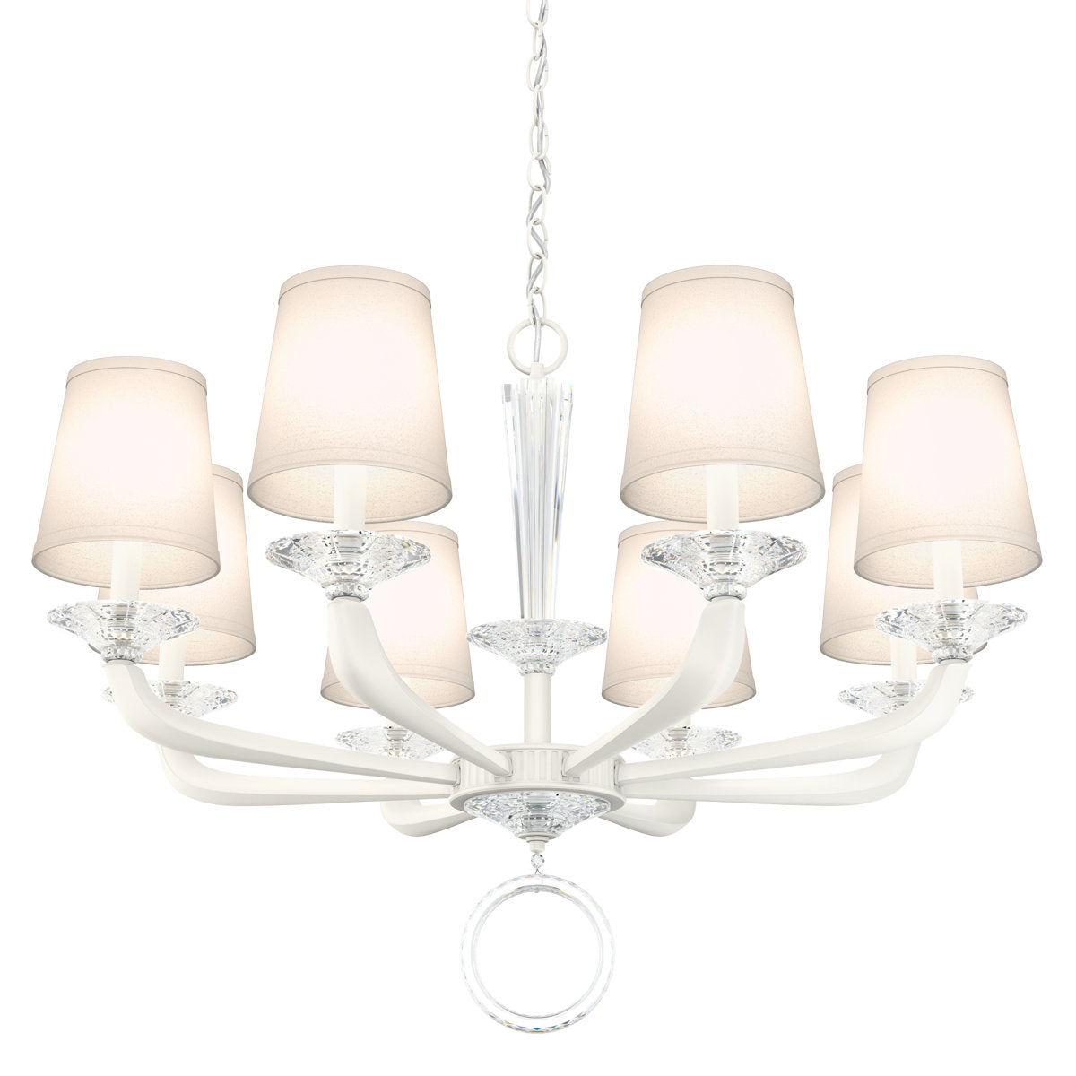 Emilea 8 - Light Glass Chandelier
