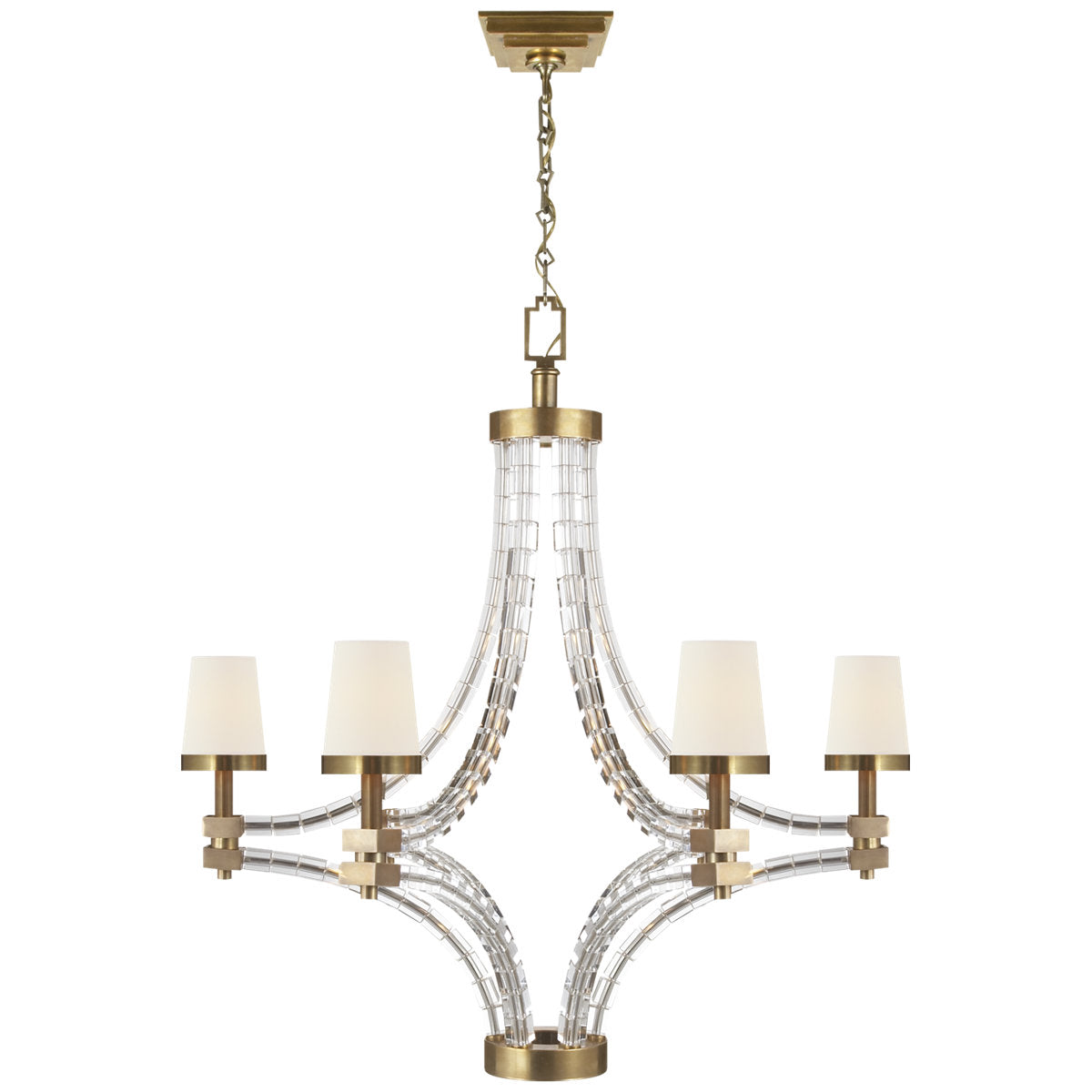 Empire 6 - Light Glass Chandelier