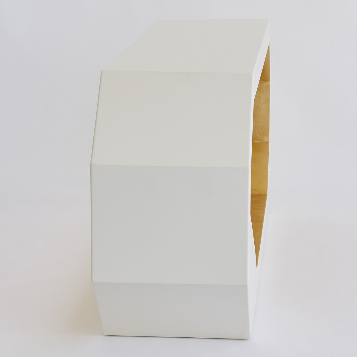 Facet Console-Gold Leaf