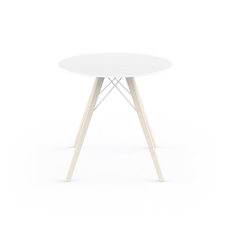 Faz Wood Dining Table Edge Top - Round