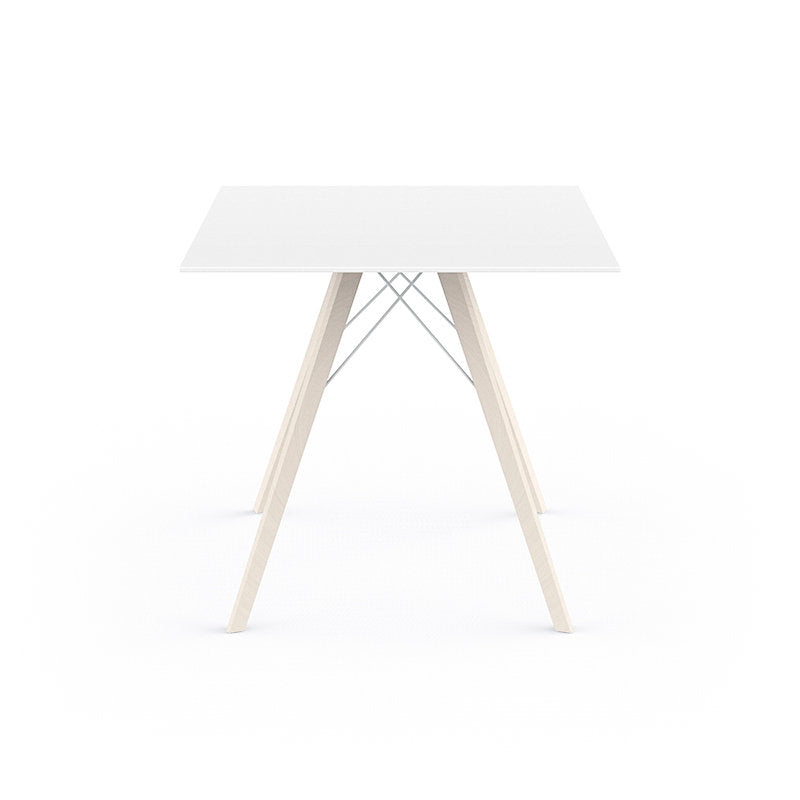 Faz Wood Dining Table Edge Top - Square