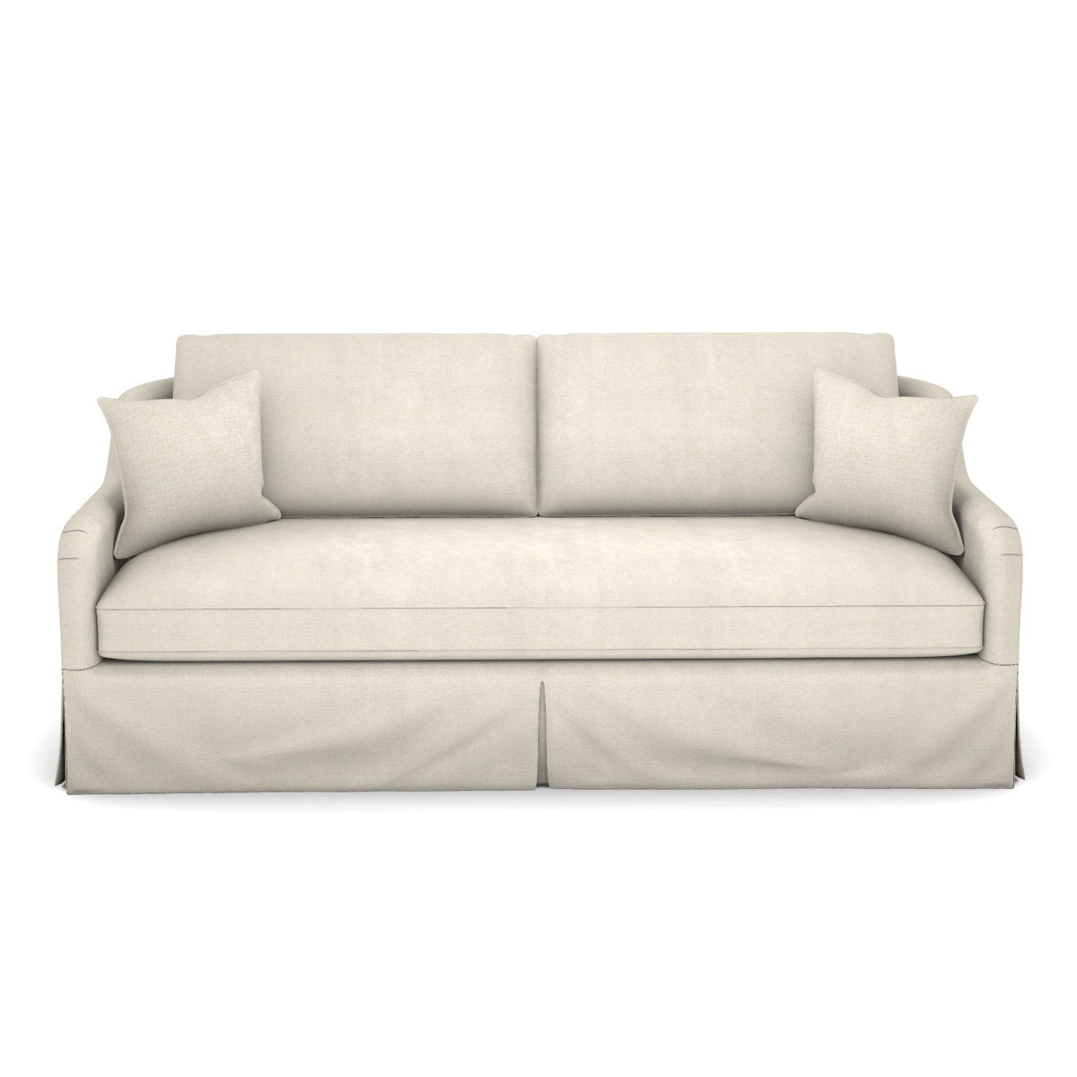 Fisher Waterfall Skirt Bench Seat Sofa