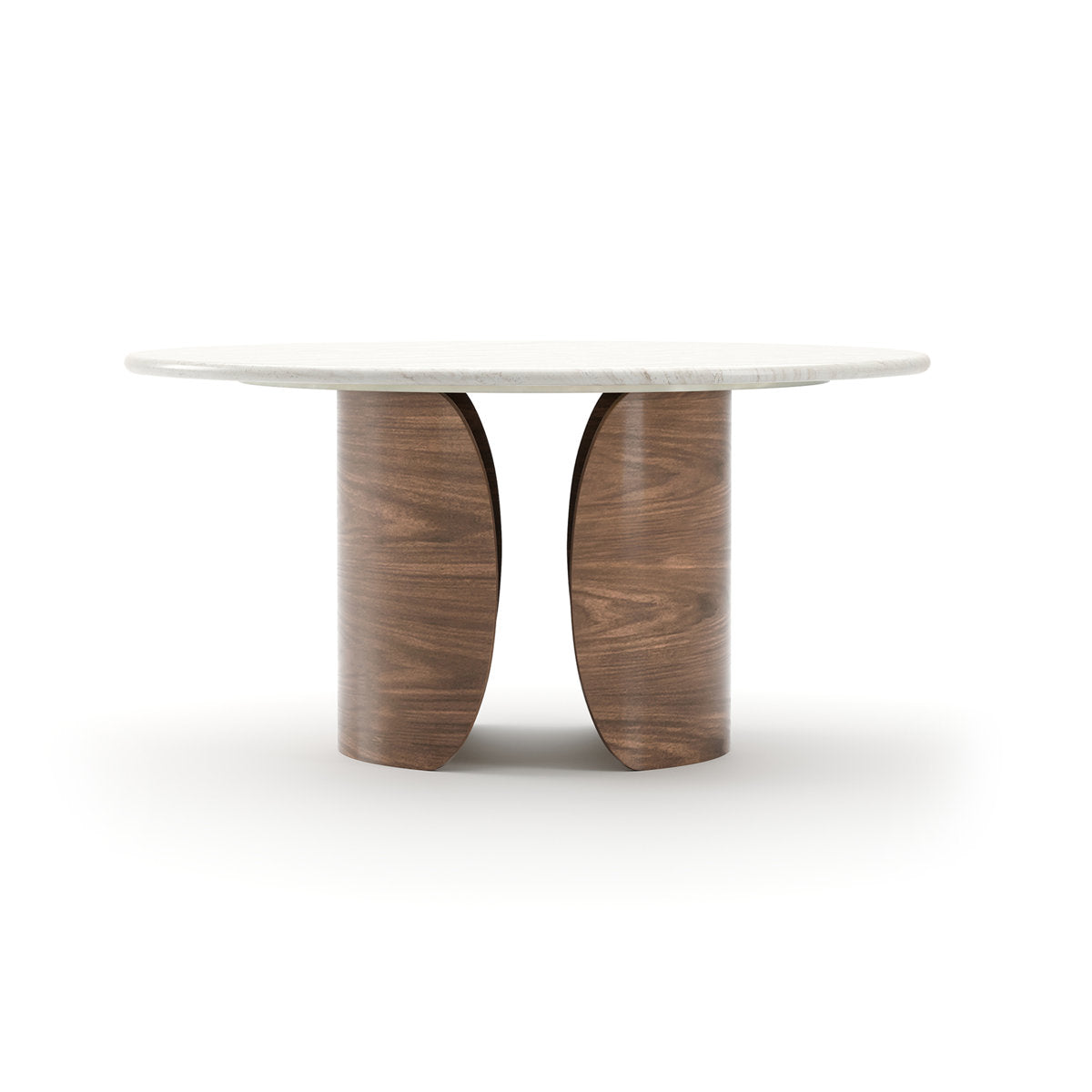 Fleur Round Stone Dining Table
