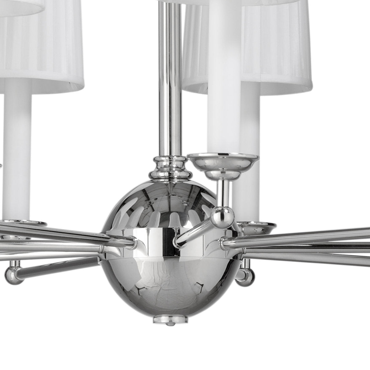 Frederick Cooper 9 - Light Shaded Wagon Wheel Chandelier