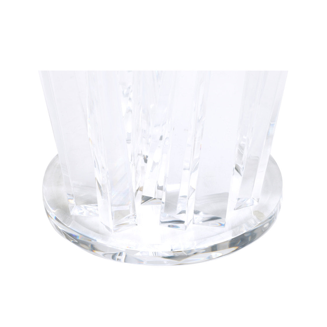 Geode Glass End Table