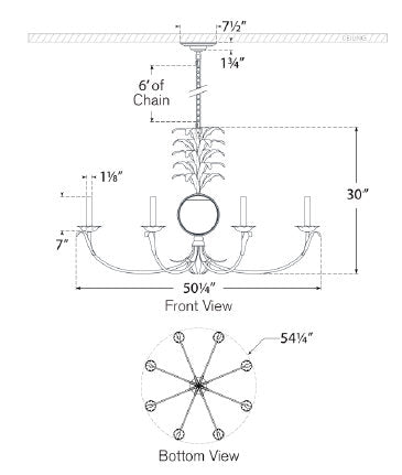 Gramercy 8 - Light Chandelier