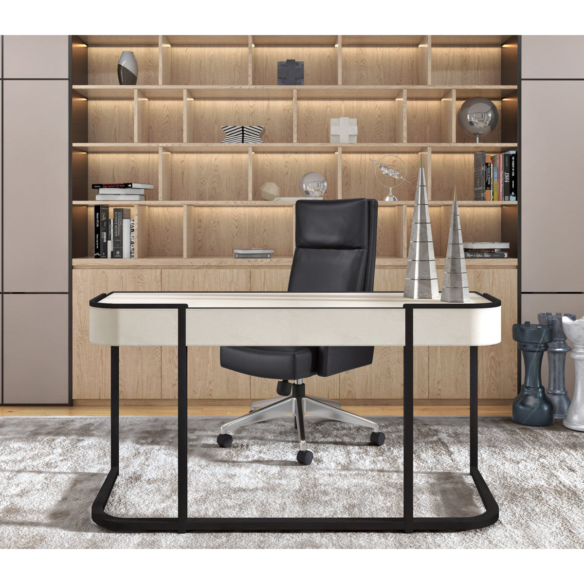 H&M Home Genuine Leather Office Chair