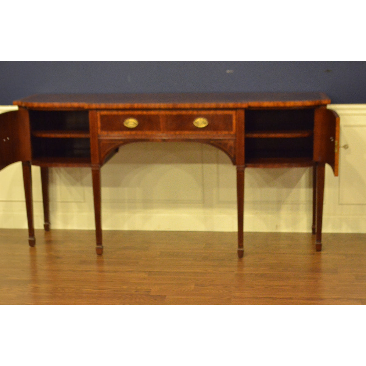 Hepplewhite 79'' W Solid Wood Sideboard