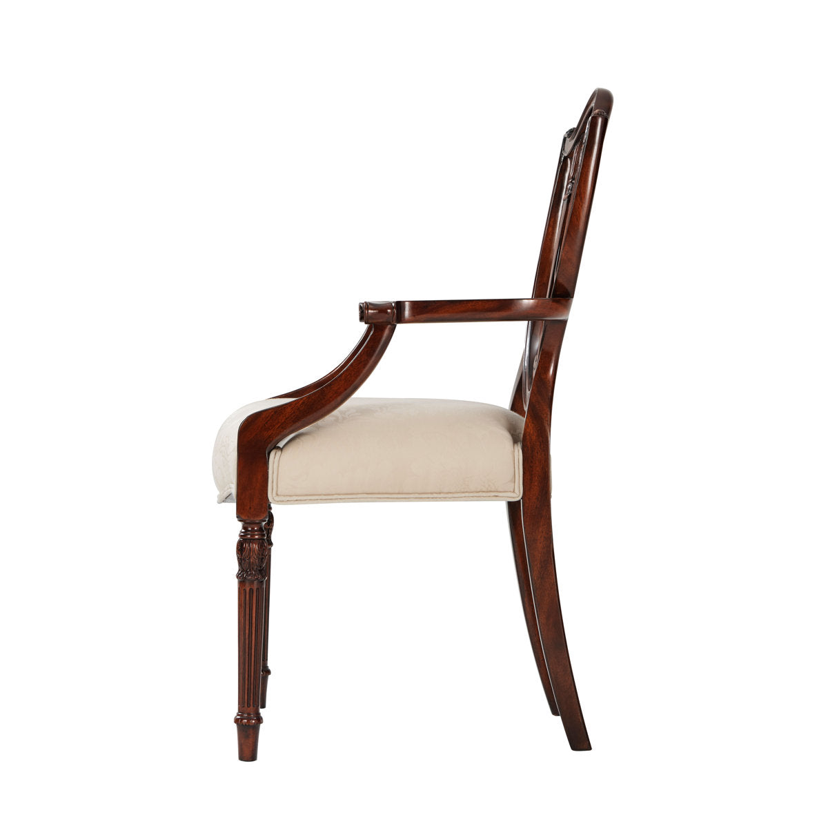 Hidden Upholstered Arm Chair (Set of 2)