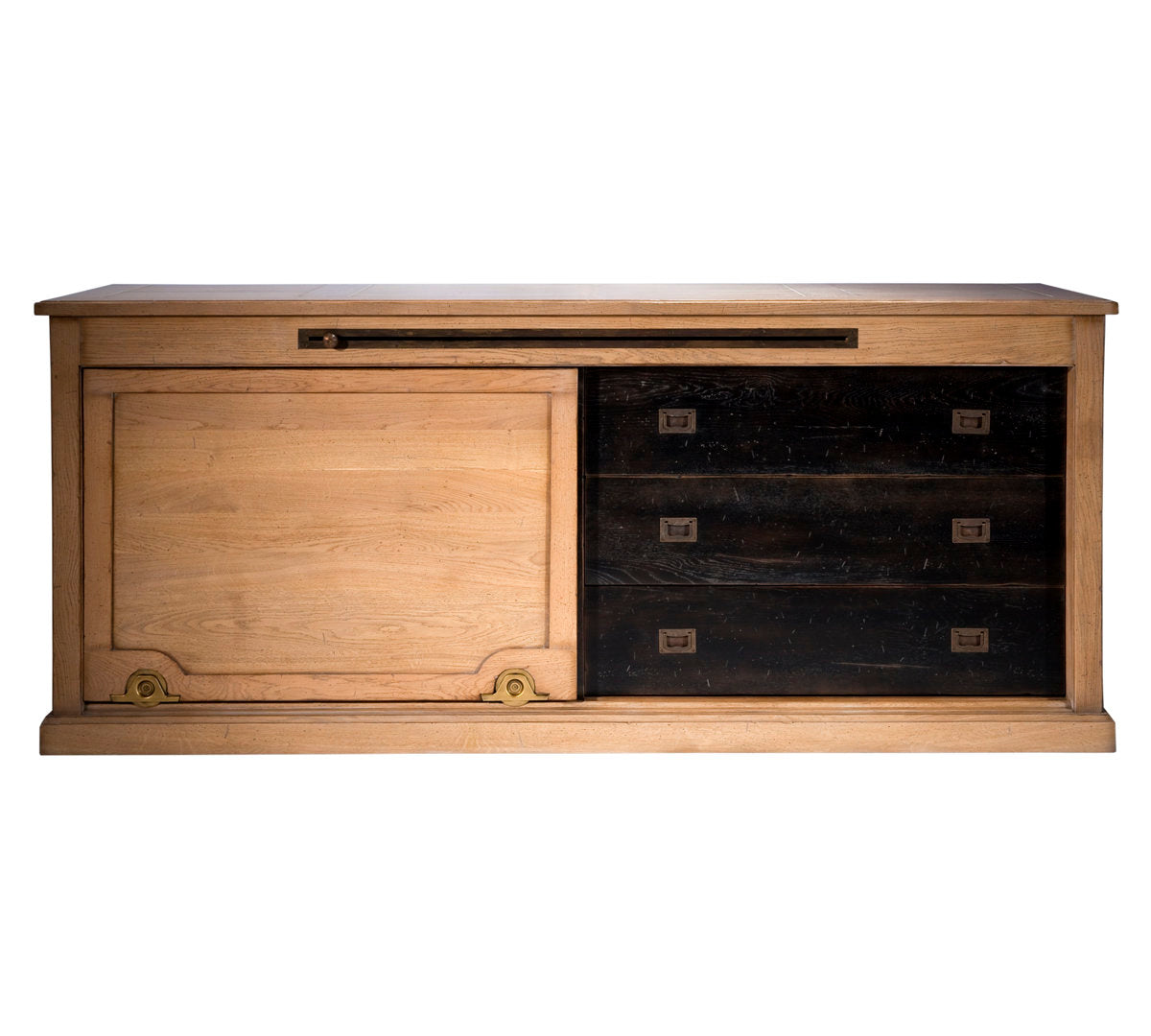 Horloger 82.68'' W Solid Wood Credenza