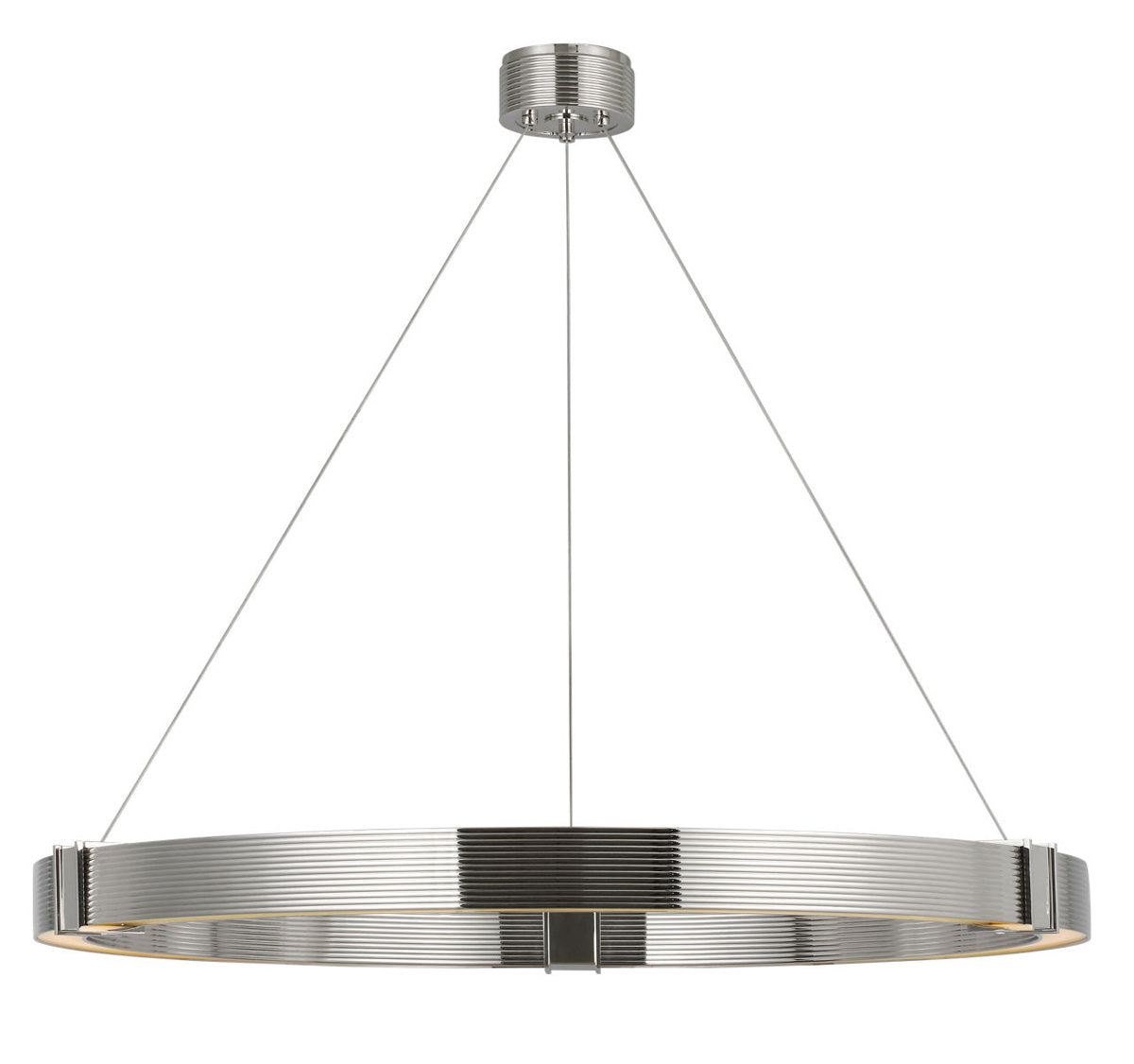 Hughes 6 - Light Metal LED Chandelier by Ralph Lauren