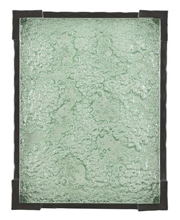 Island Fusion Hermes Reef Glass Top End Table