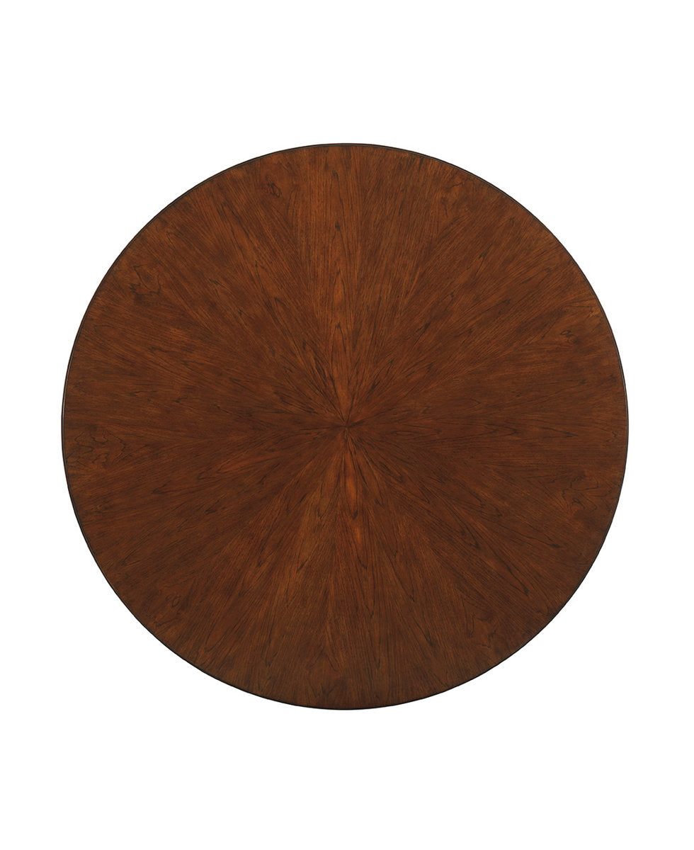 Island Fusion Meridien Round Dining Table with Wooden Top