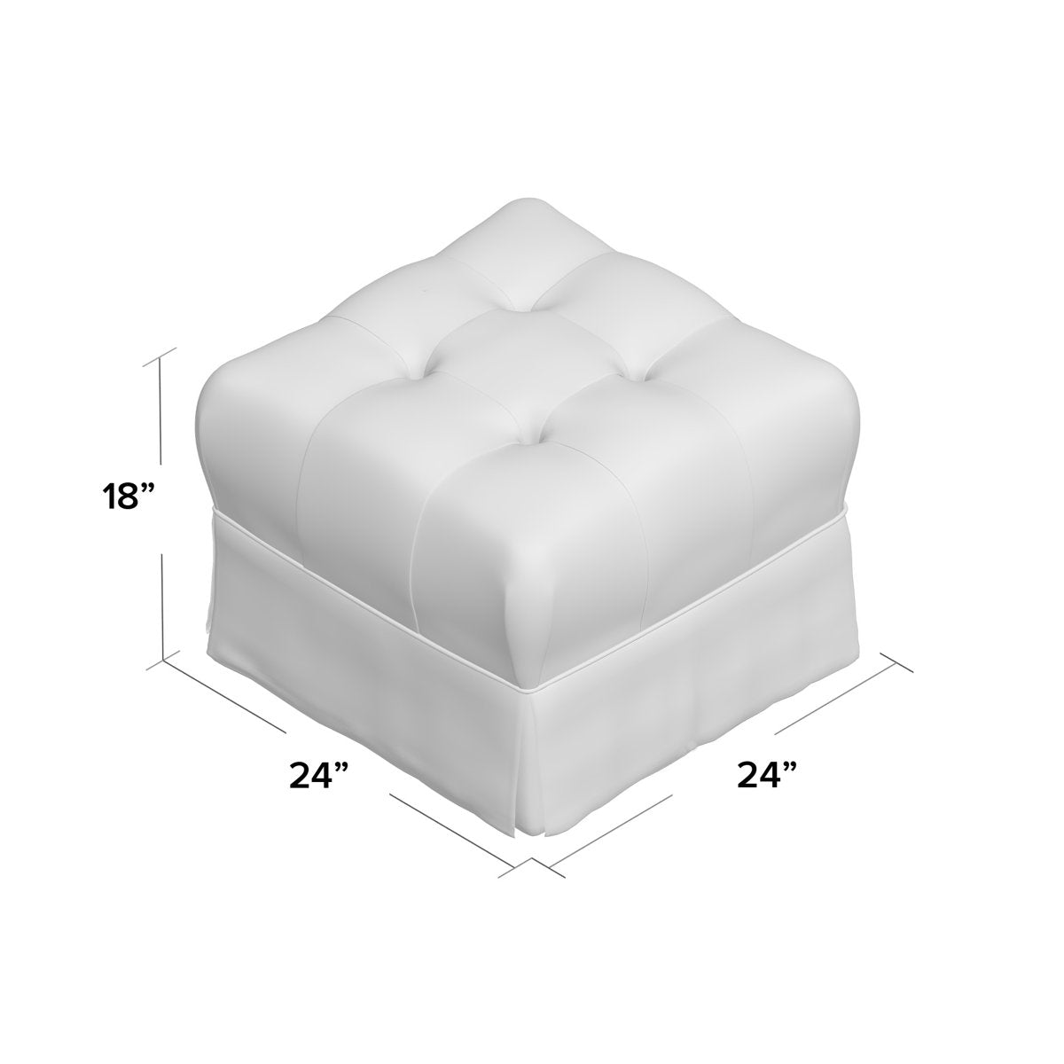 Jansen Square Ottoman