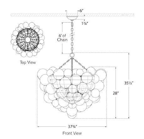 Julie Neill Talia Grande Chandelier