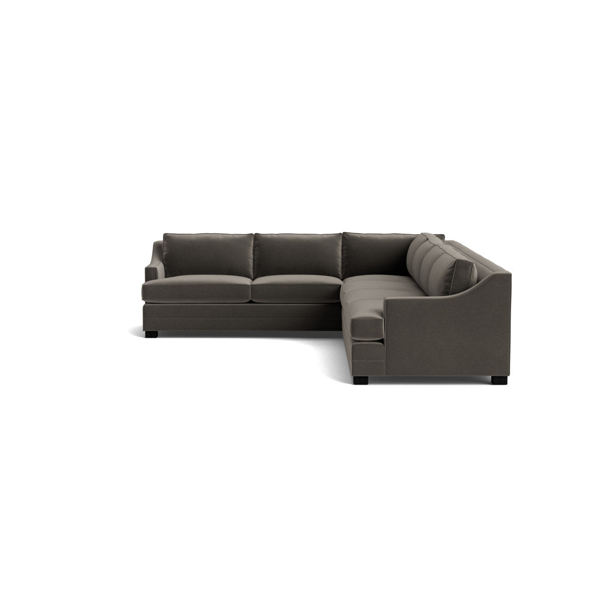 Keaton Slope Arm Without Nails Right Arm Sectional