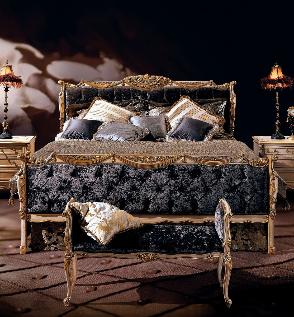 King Upholstered Standard Bed