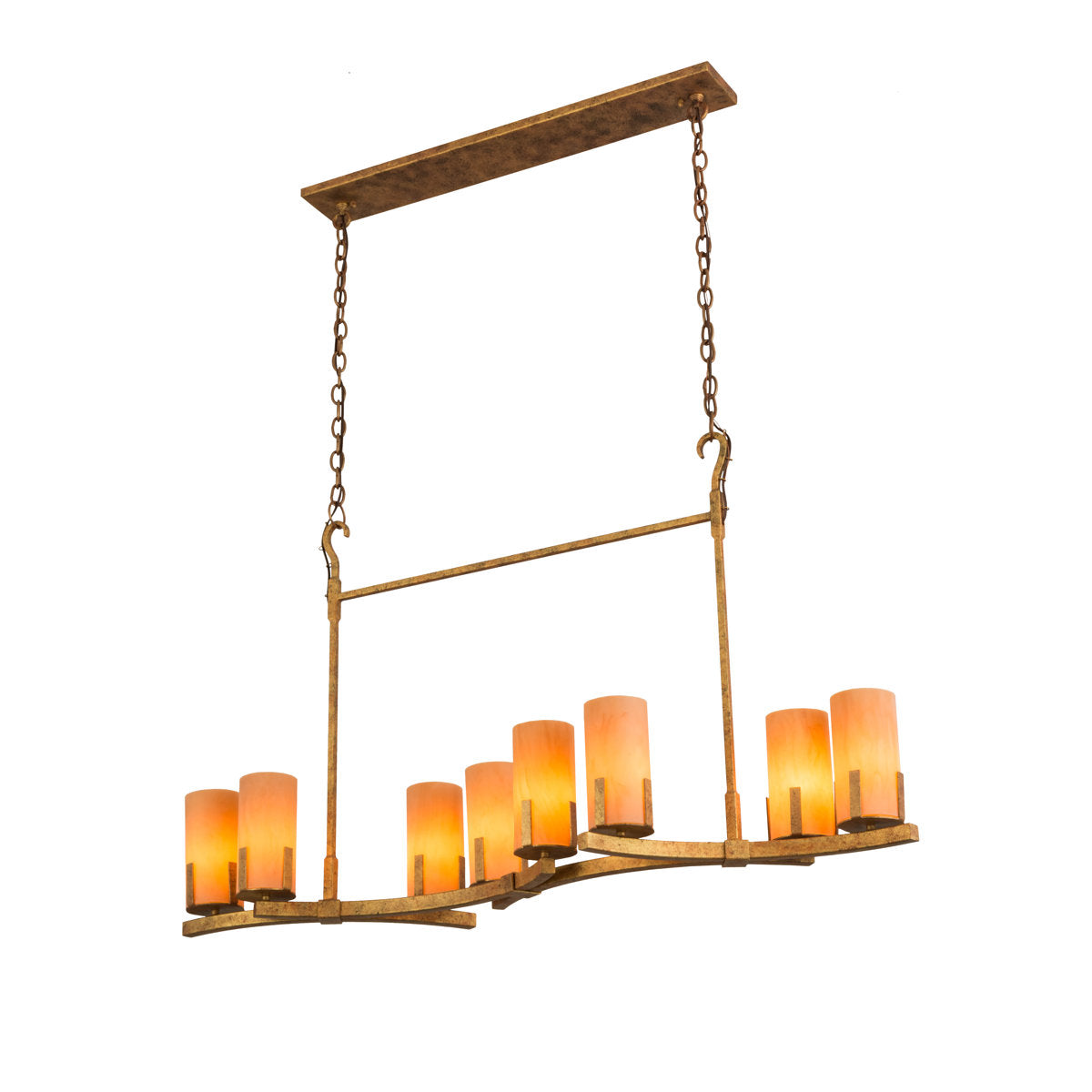 Kirchner 8 - Light Glass Chandelier