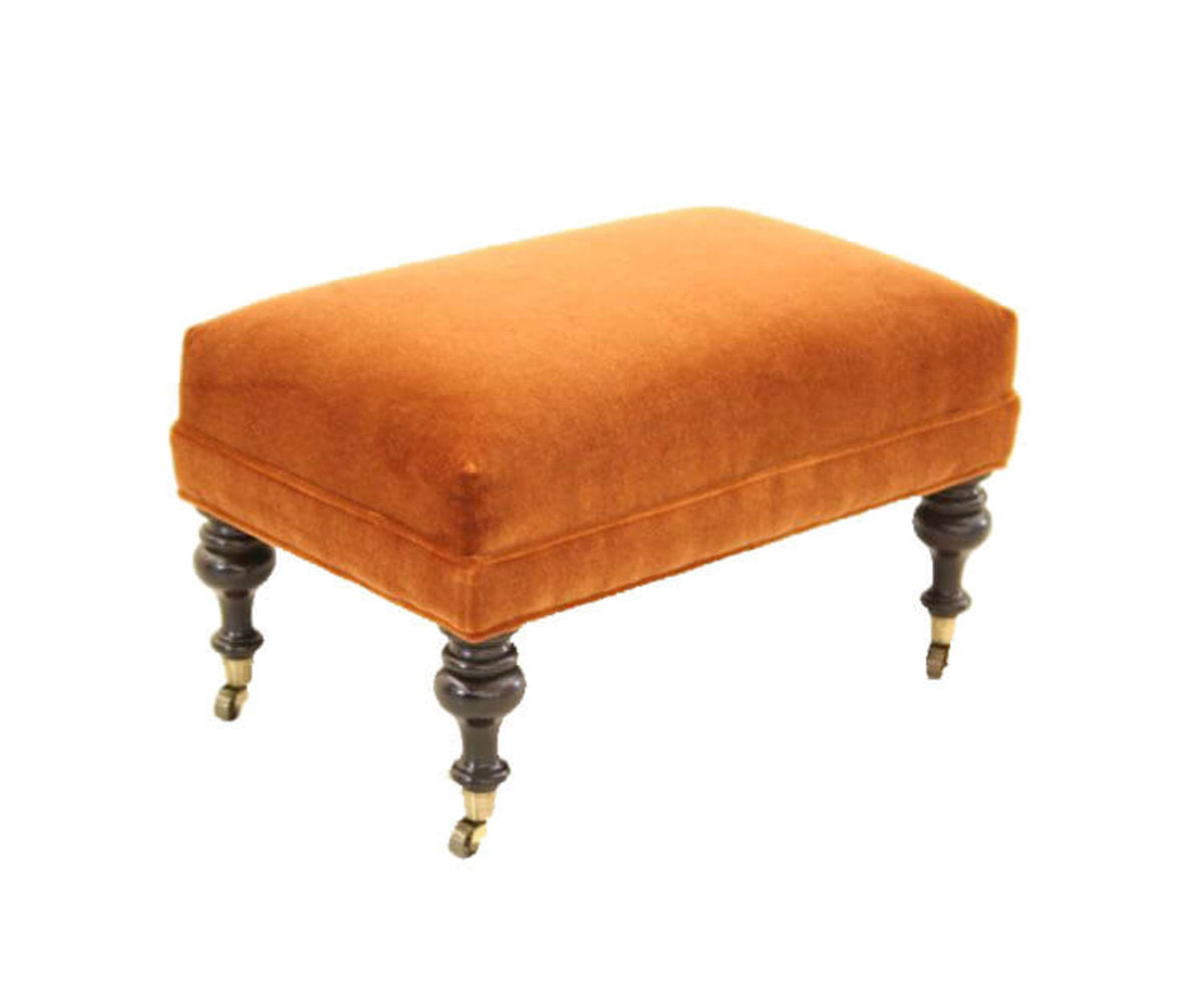 Leather Ottoman