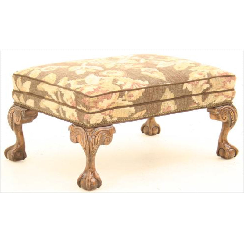 Leather Ottoman