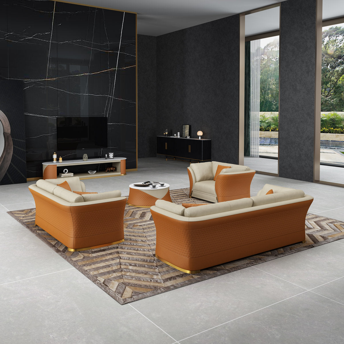 Leather Sofa