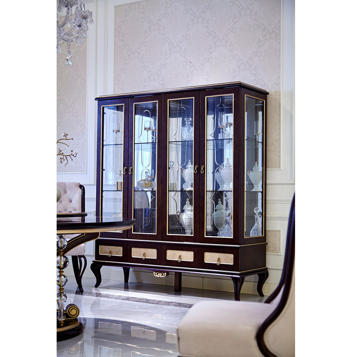 Lighted Curio Cabinet