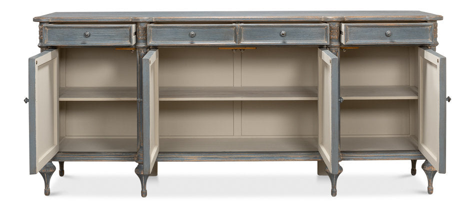 Lilac 88'' W Solid Wood Sideboard