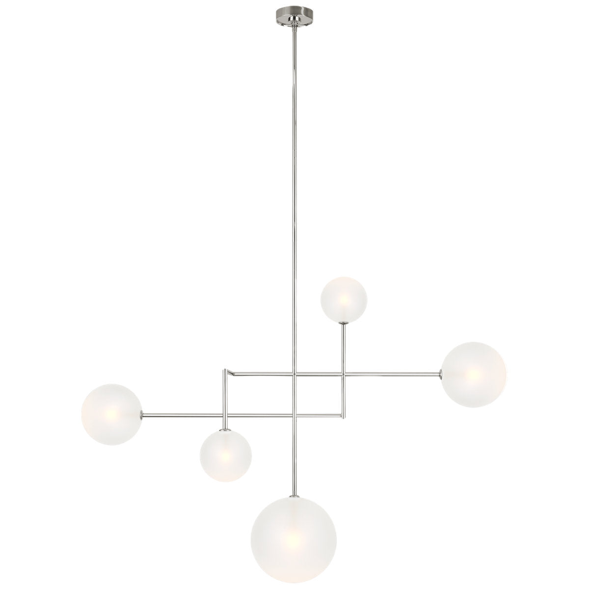Linnea 5 - Light Metal LED Chandelier by AERIN