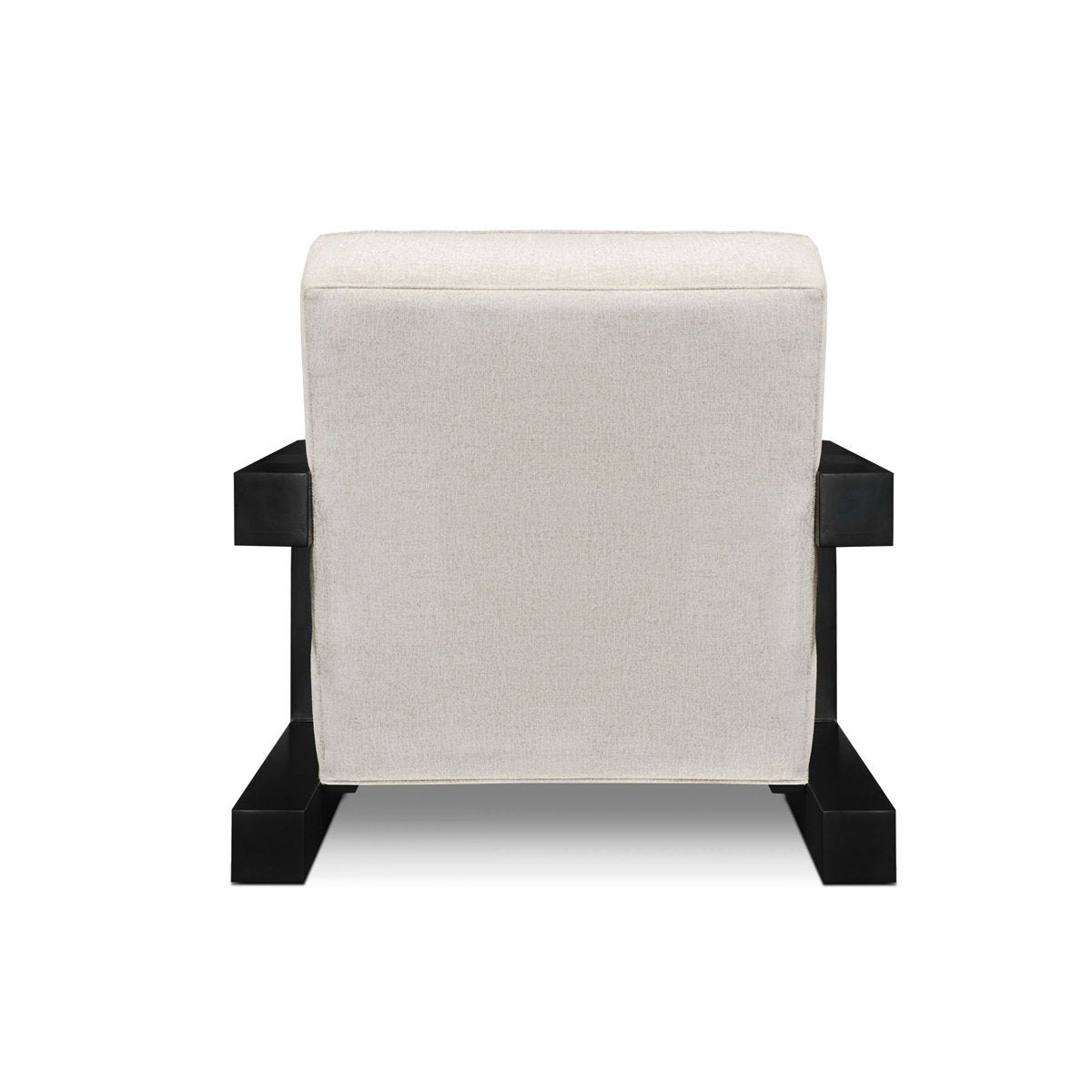 Lofty Armchair Chair with Ottoman