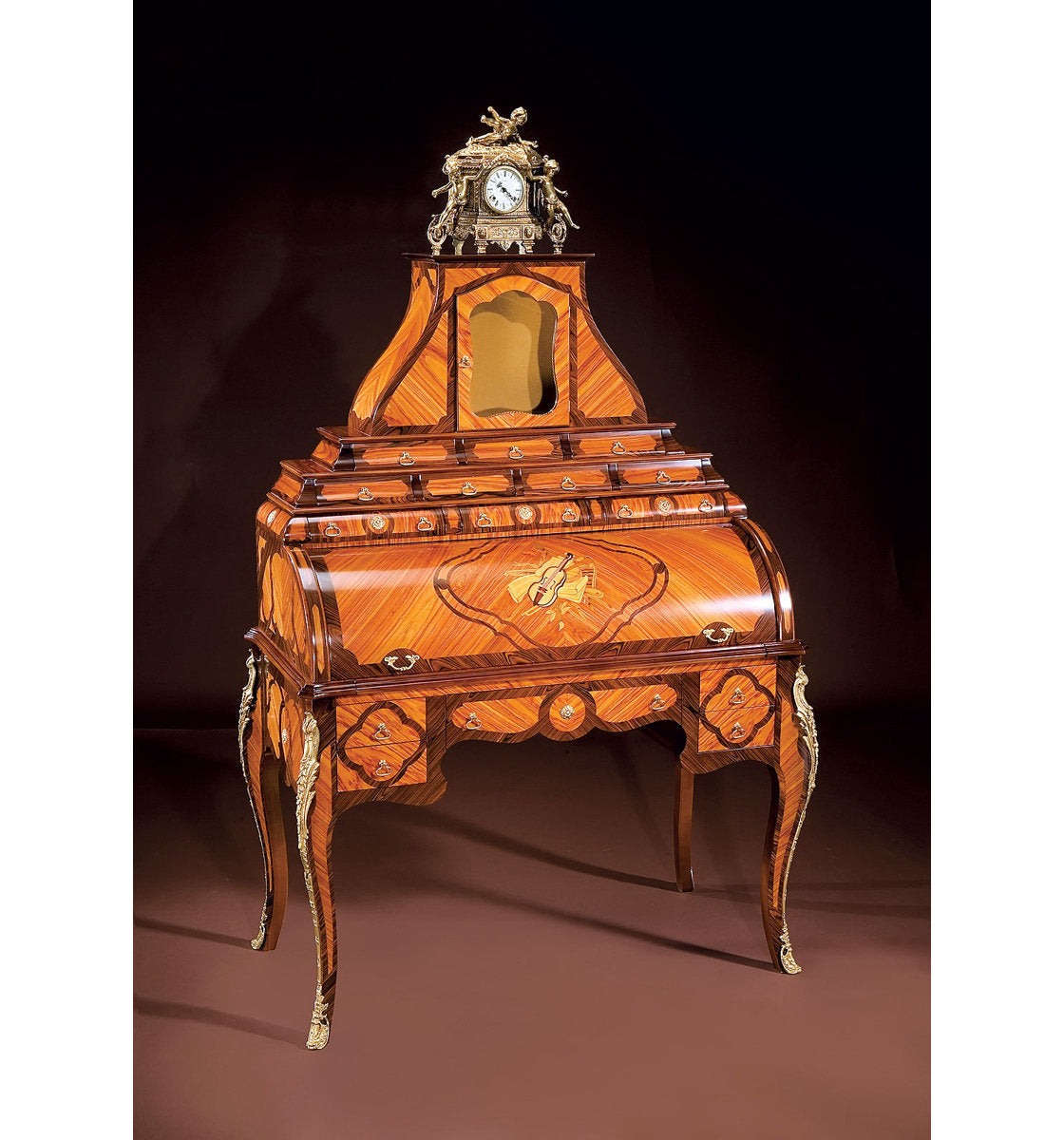 Louis XVI Solid Wood Secretary Desk