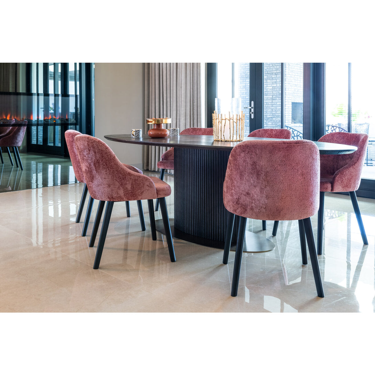Luxor Oval Solid Oak Dining Table