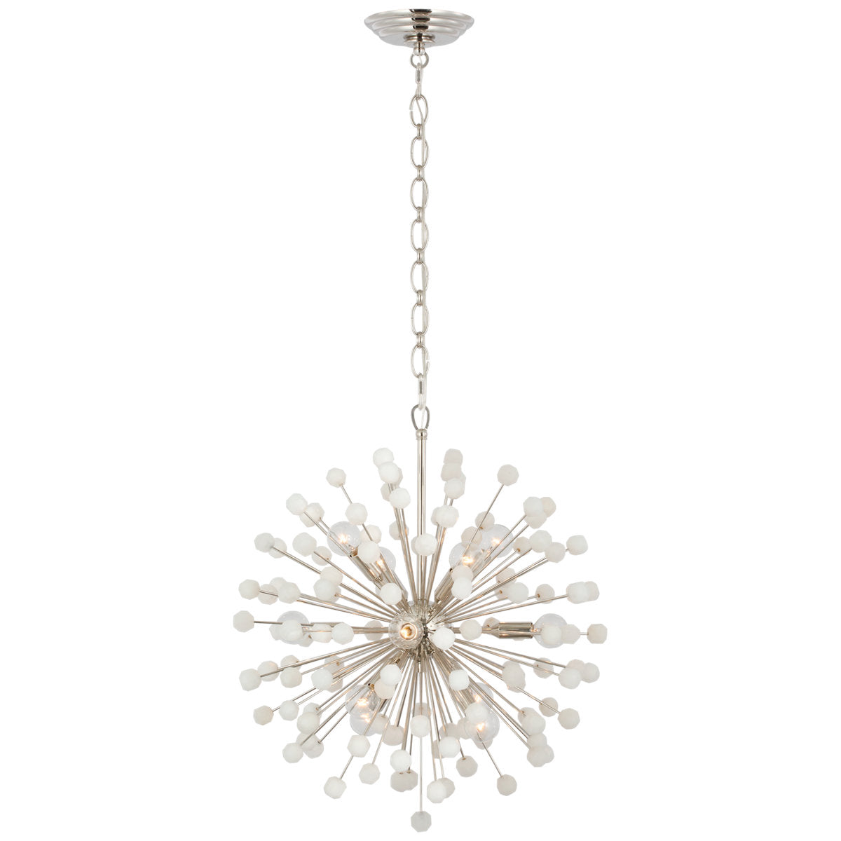 Lys 12 - Light Solid Brass Chandelier by Suzanne Kasler