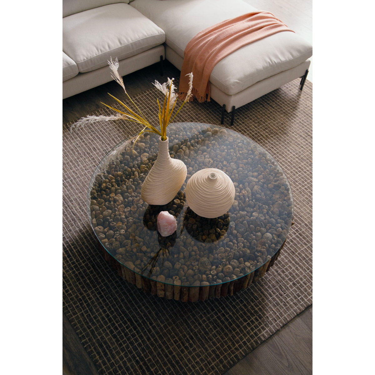 Manhattan Pedestal Coffee Table