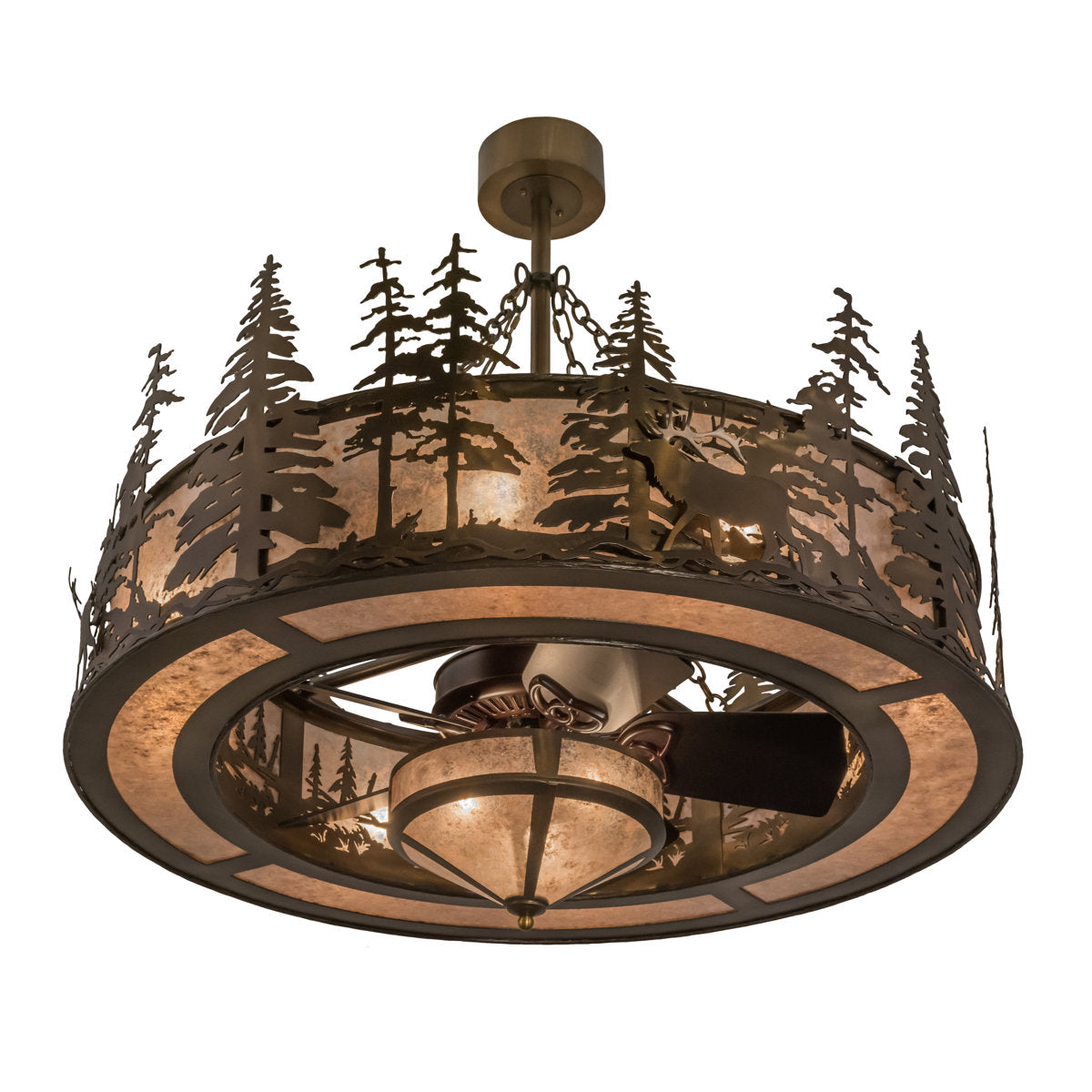Manville 11 - Light Glass Chandelier