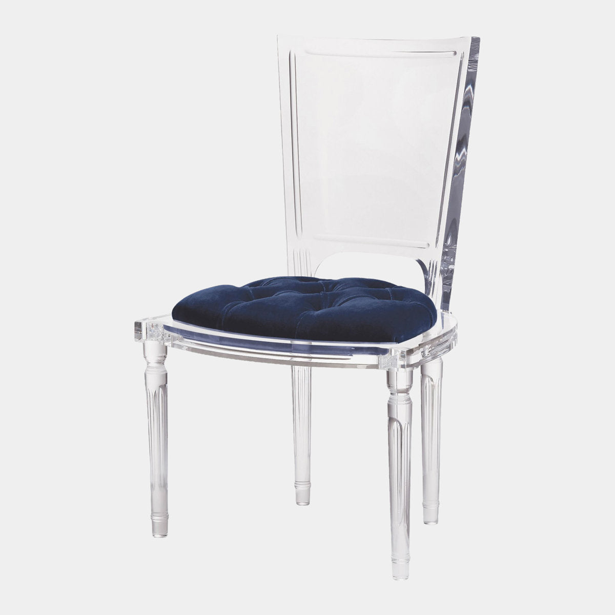 Marilyn Acrylic Side Chair-Black