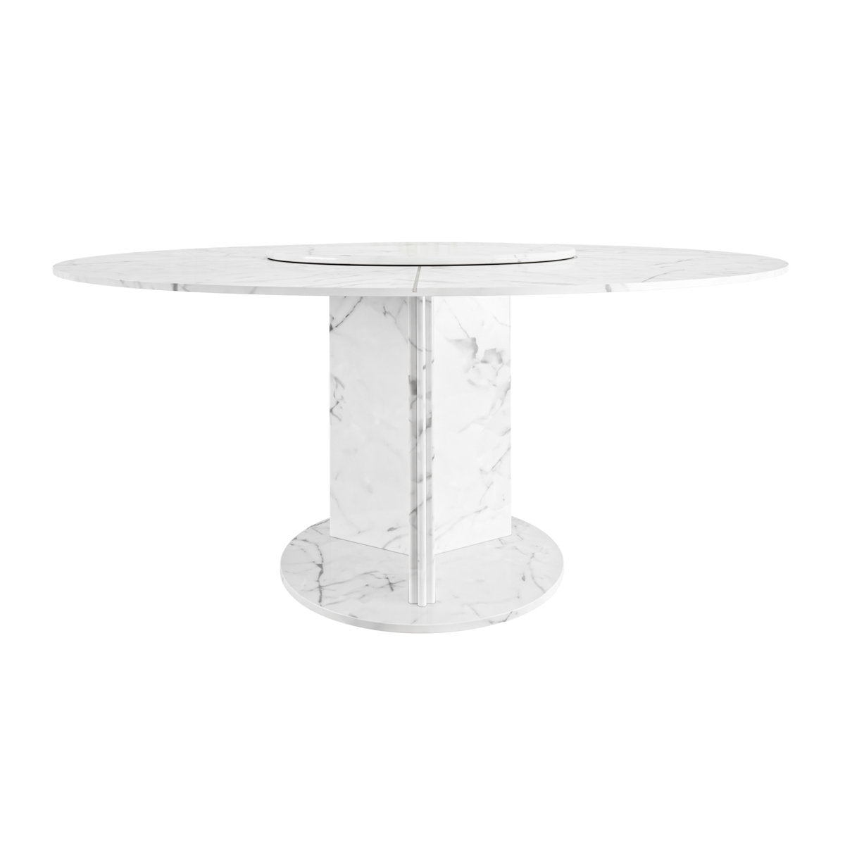 Maximo Round Marble Dining Table