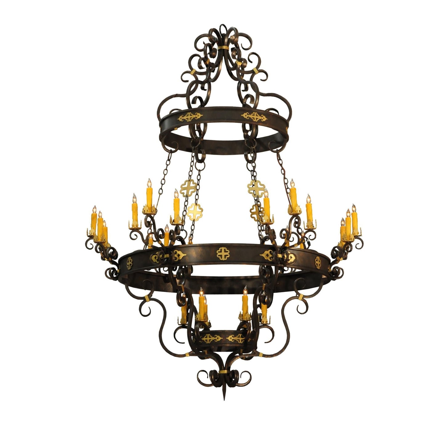 Meyda Lighting Santino 72 Inch 24 Light Chandelier Cp12810