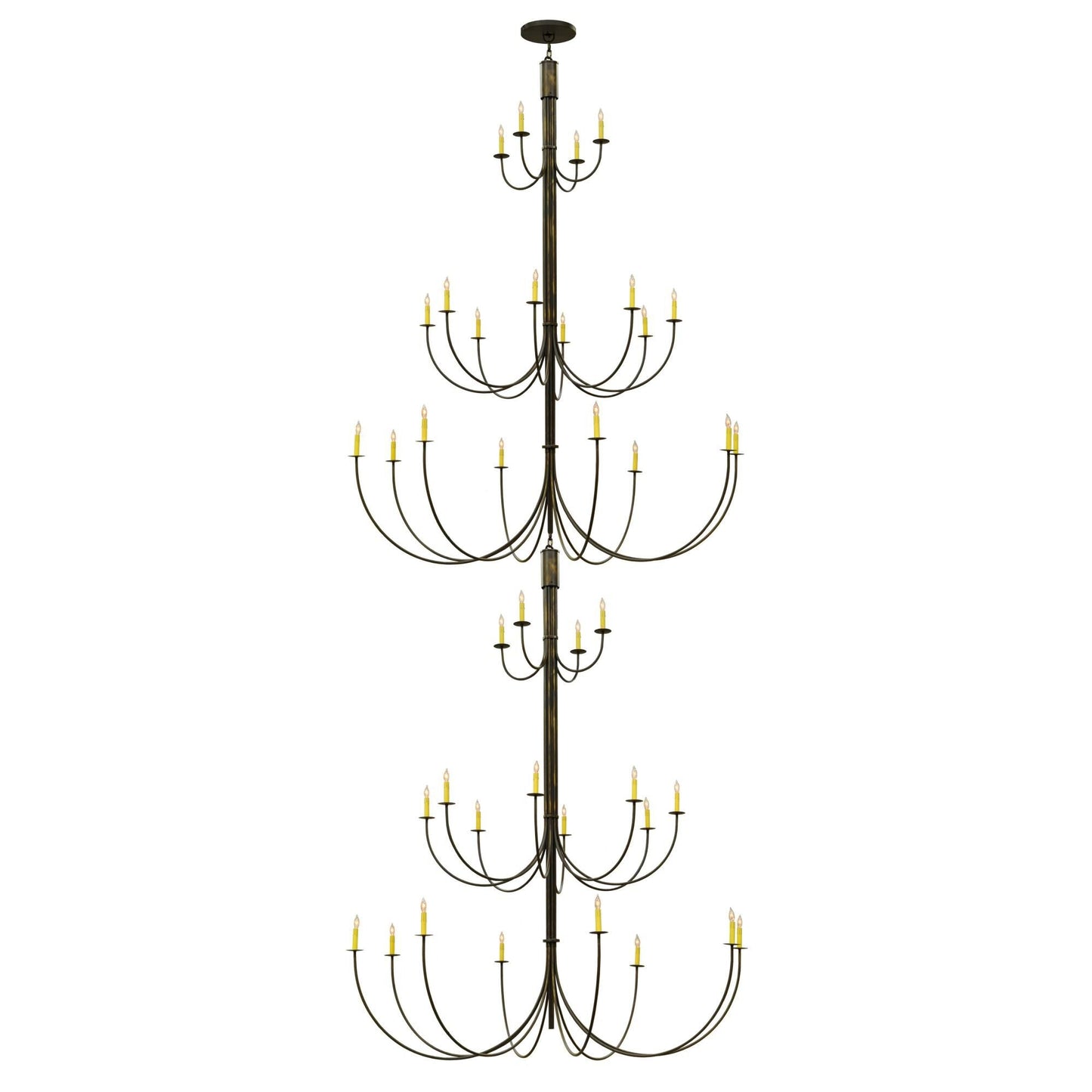 Meyda Lighting 78 Inch 40 Light Semi Flush Mount Cp248487
