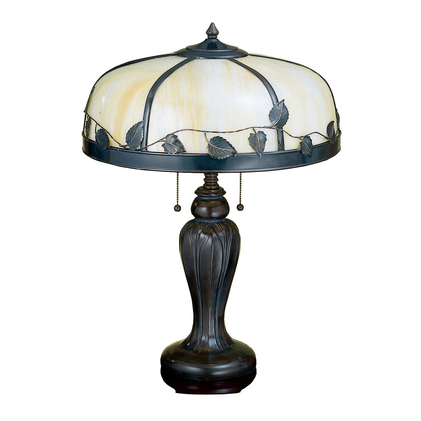 Meyda Lighting Arts And Crafts Maple Leaf 25 Inch Table Lamp Cp188564
