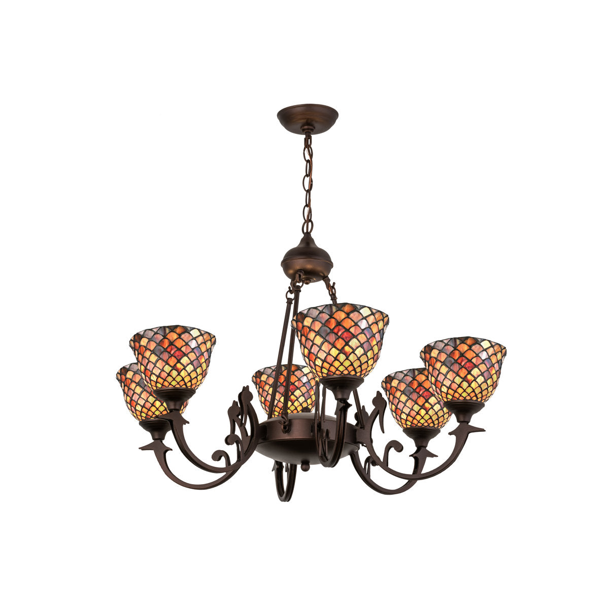 Meyda Tiffany & Stained Glass 6 - Light Chandelier